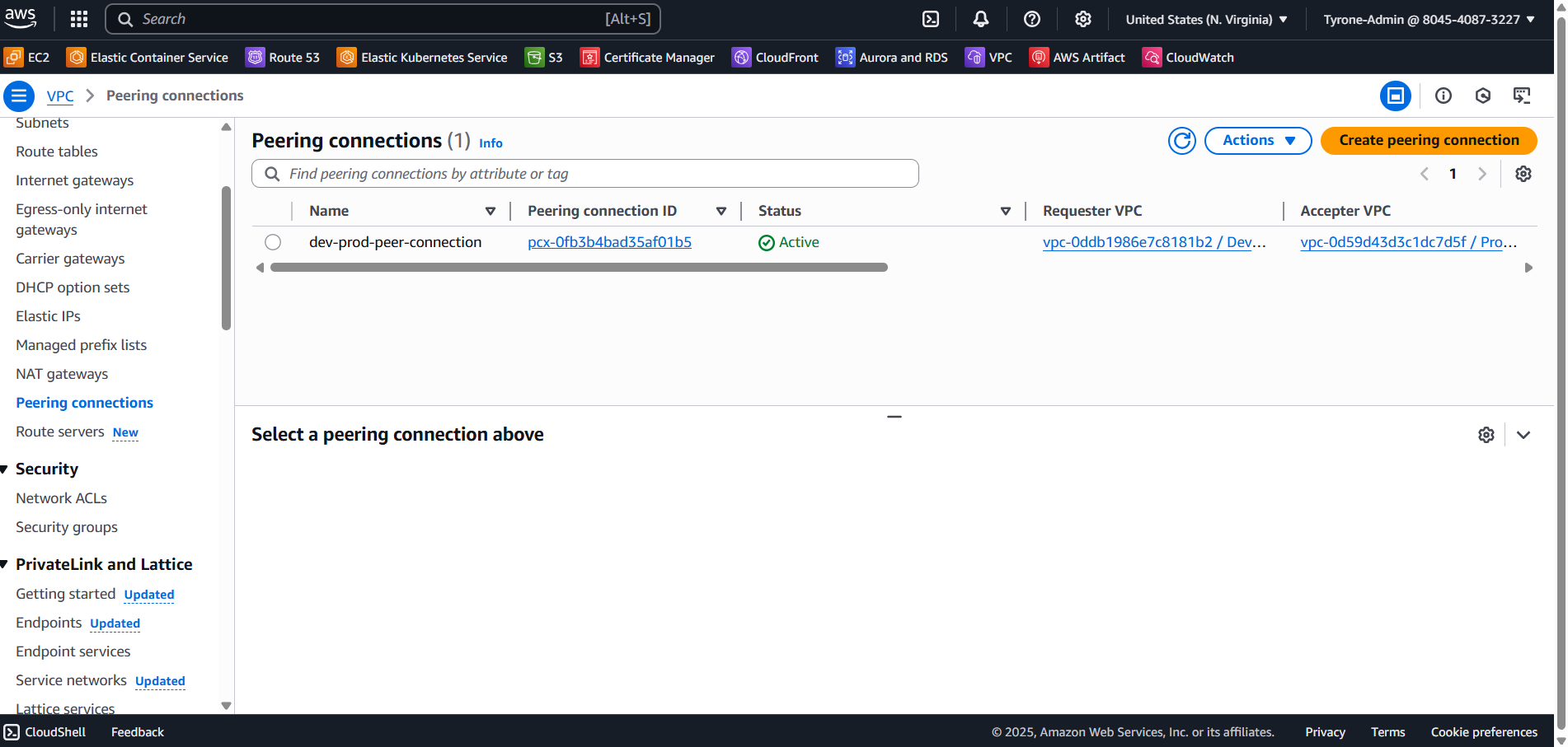 VPC Peering Connection