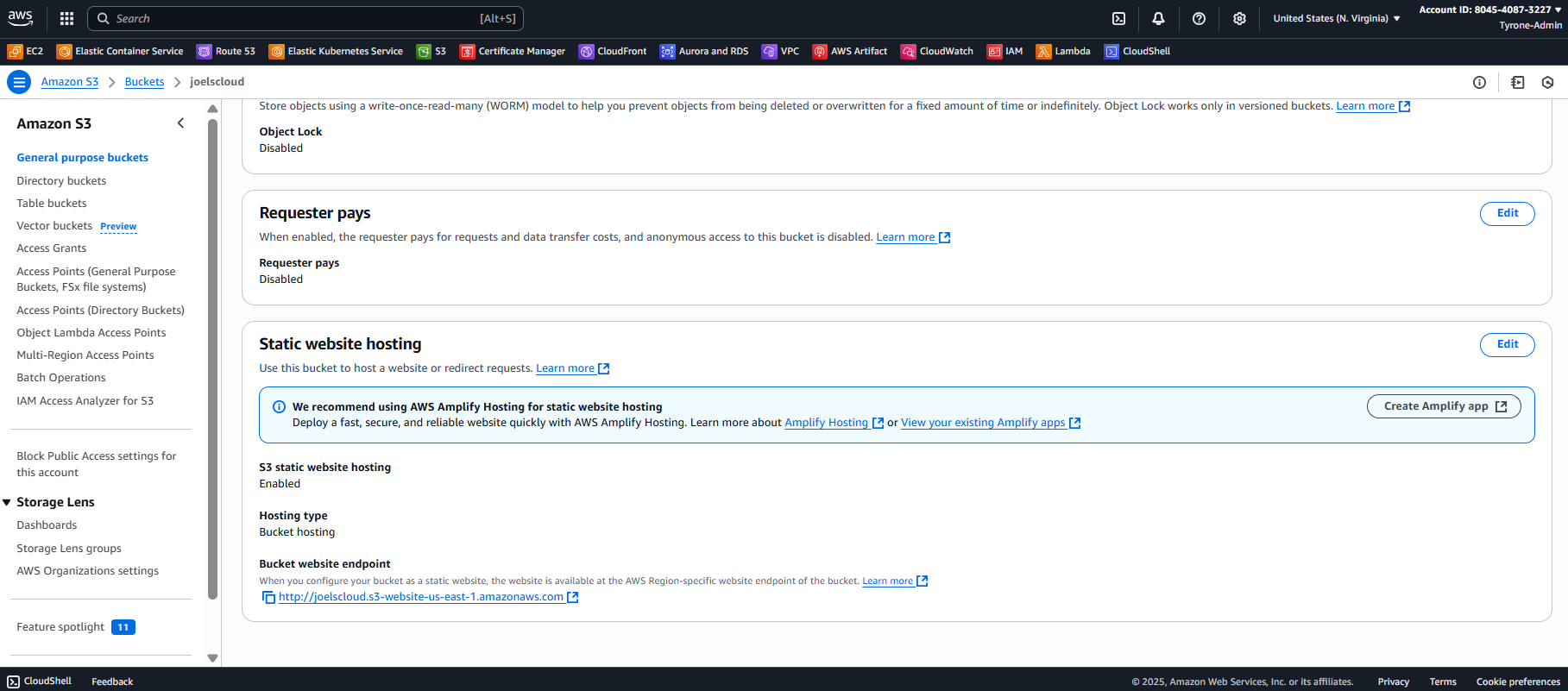 S3 Static Website Configuration
